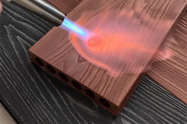 Plastic wood flooring, much stronger than you think