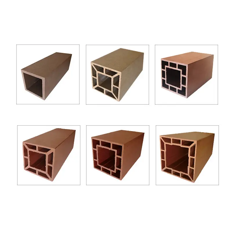 Tercel Wood Plastic Composite Balustrades WPC Outdoor Balustrades Color Customizable
