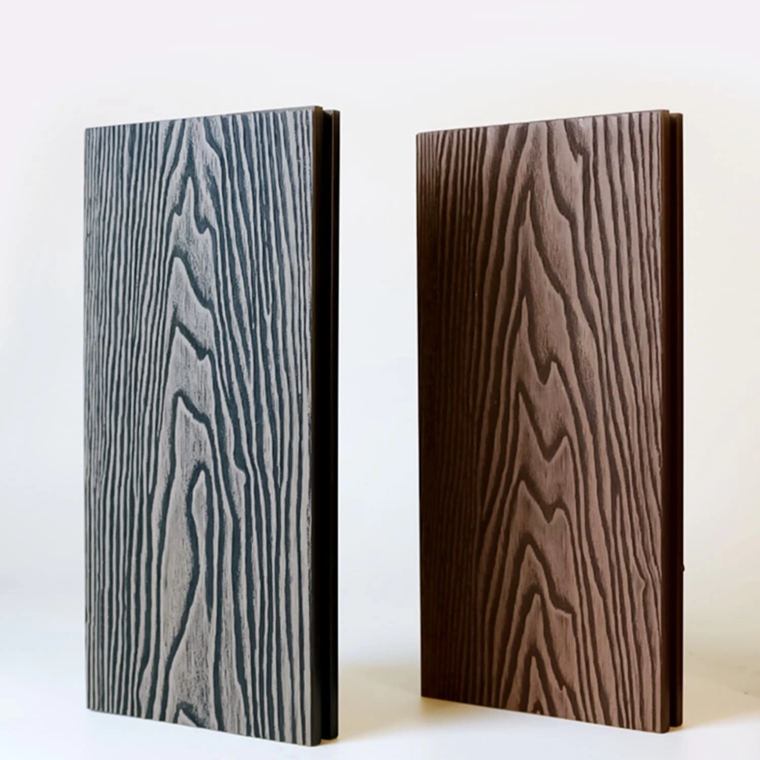Tercel 140*25mm Anti-UV Fireproof Anti-slip 3D Embossing Solid WPC Decking Boards ECO Decking Floors