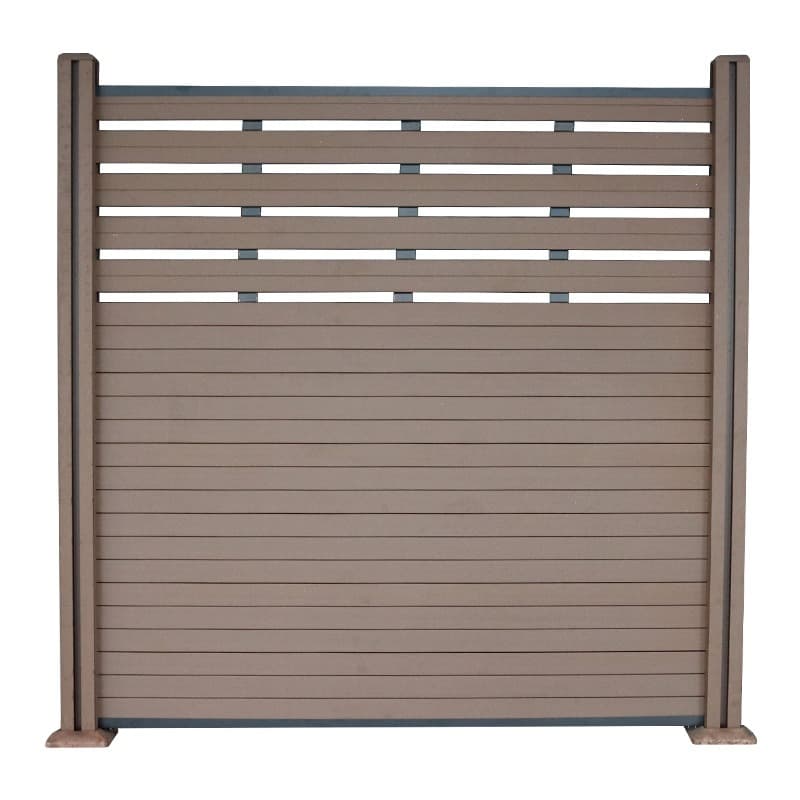 Tercel 90*20mm WPC Fencing WPC Fence Panels for Outdoor WPC Composite Fencing Color Customizable