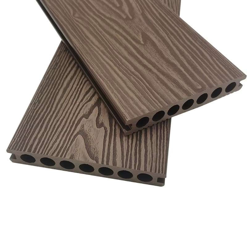 Tercel 148*23mm New Technology Fireproof WPC Outdoor Decking Boards 3D Wood Grain Composite Decking