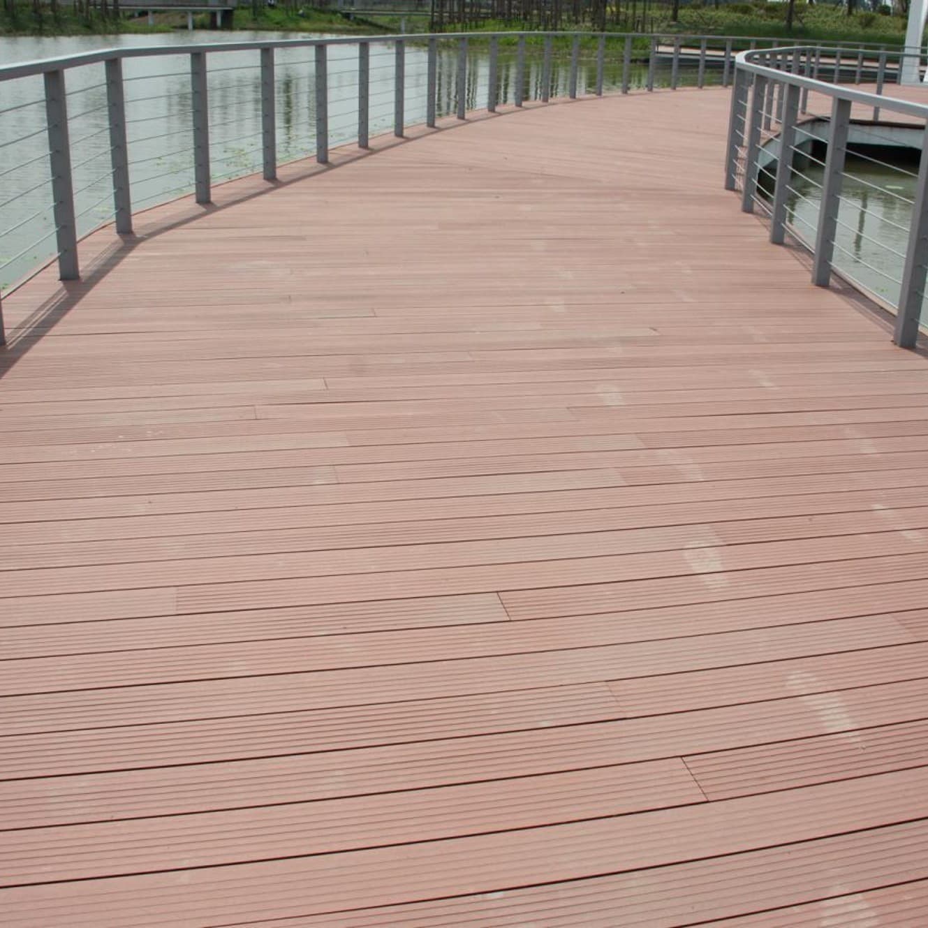Tercel 140*25 mm Anti-insect Non-cracking WPC Decking Boards Pool Solid Composite Wood Decking Floor
