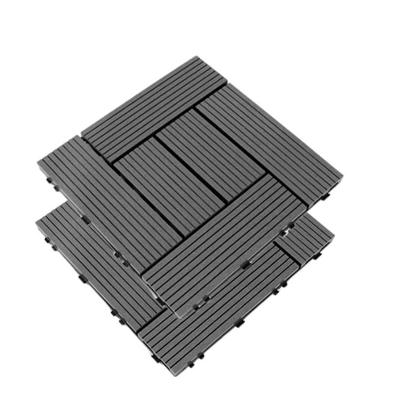 Tercel 300*300*20mm  Environmental Friendliness Pollution-free Deck Tiles for Terrace Outdoor Wood Tiles over Concrete