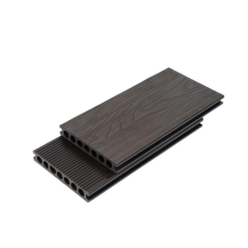 Tercel 140*25mm Eco-friendly Mildew-proof 3D Embossed WPC Composite Wood Stairs WPC Long Lasting Decking