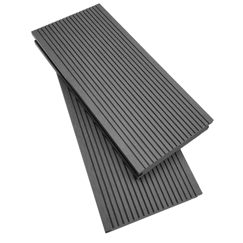 Tercel 140*25 mm Easy to Install Fireproof Grey Decking Composite Solid WPC Composite Decking Boards