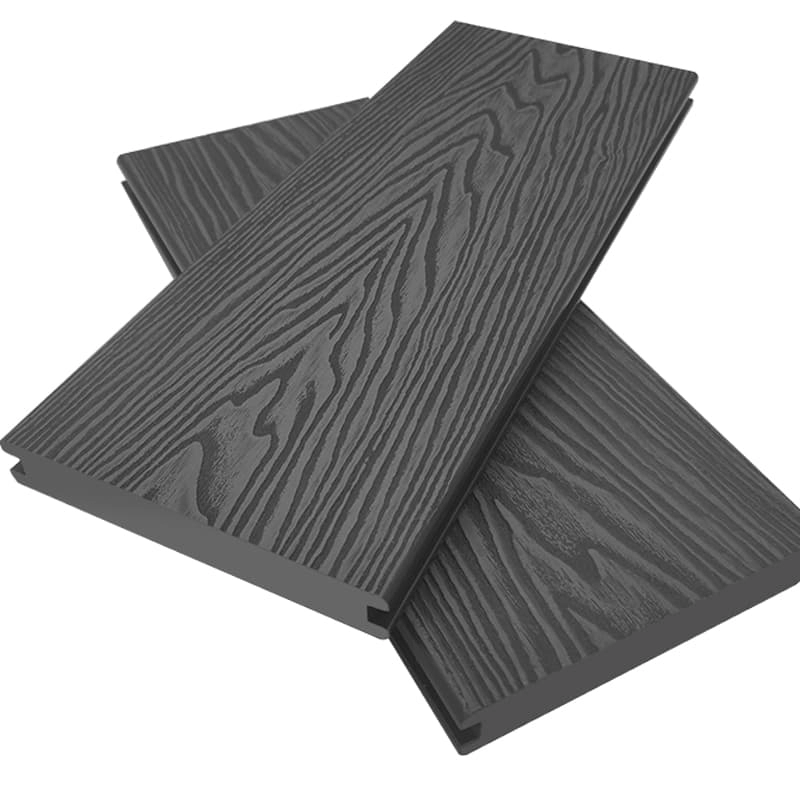 Tercel 140*25mm Erosion-proof 100% Recyclable Composite Decking Planks for Sale 3D Solid Woodgrain Composite Decking