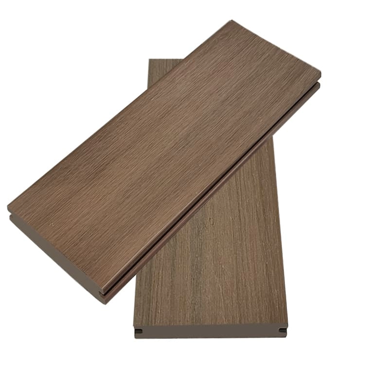 Tercel 140*25mm Durable Long Lifespan Co-extrusion Solid WPC Interlocking Pool Decking Boards