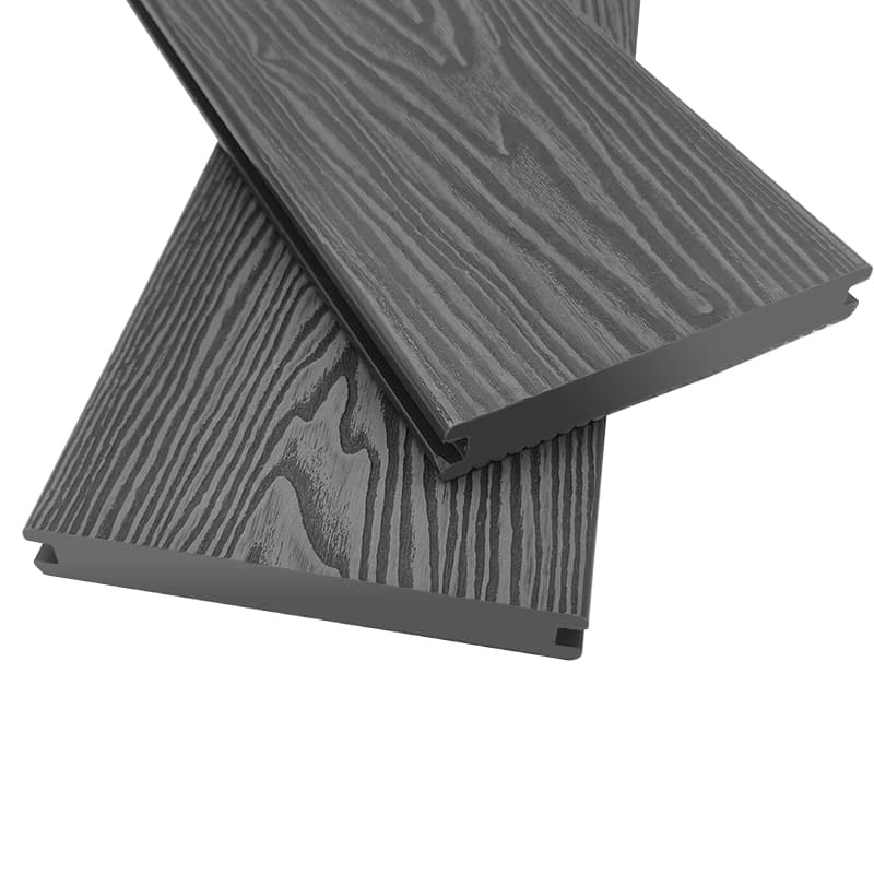 Tercel 140*25mm Environmentally Friendly 3D Wood Grain WPC Composite Decking Wood Effect Composite Decking Boards