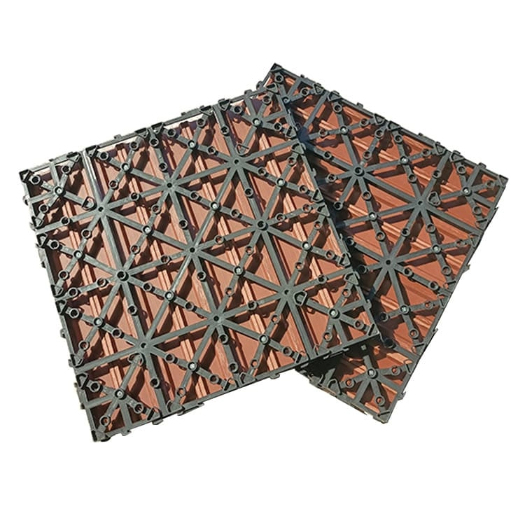 Tercel 300*300*20mm Anti-UV Waterproof WPC Best Tile for Pool Deck Temporary Interlocking Patio Tiles