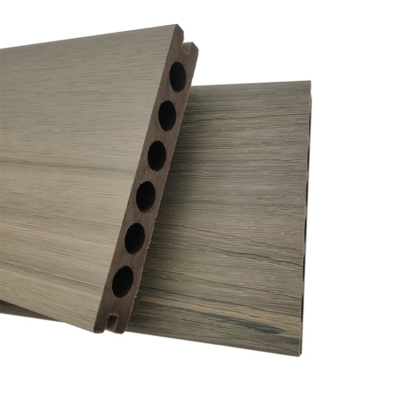 Tercel 140*23mm New Technology Fireproof Co-extrusion Grey Composite Decking WPC Terrace ECO Decking Boards