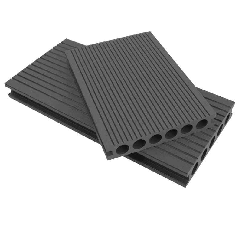 Tercel 140*30 mm Moisture-proof Grey Composite Decking Boards Double Sided Decking Boards