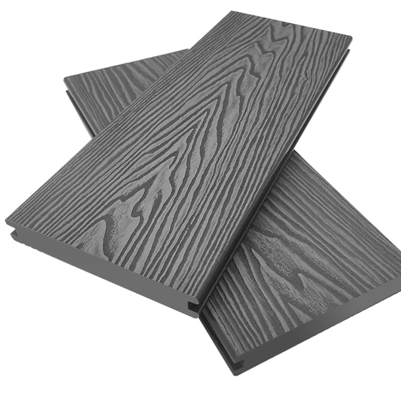 Tercel 140*25mm Environmentally Friendly 3D Wood Grain WPC Composite Decking Wood Effect Composite Decking Boards