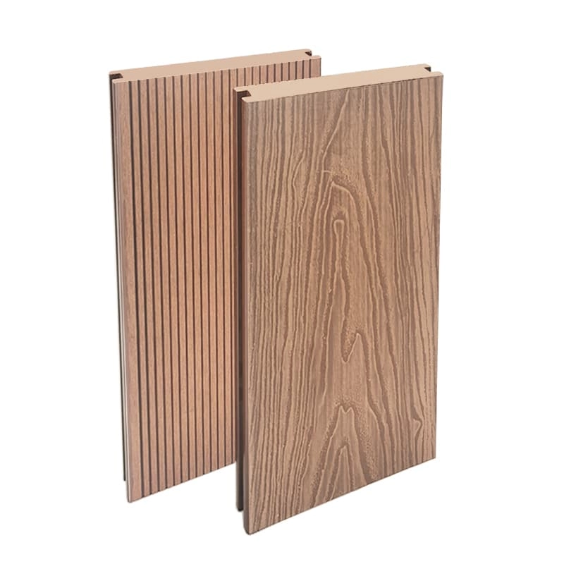 Tercel 140*25mm Moldy-proof Water-proof 3D Wood Grain Solid WPC Decking Boards Cheap Composite Decking Near Me