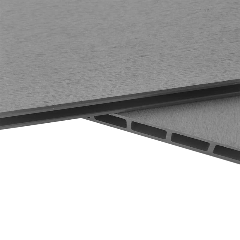 Tercel 195*20mm Customizable Dark Grey Composite Fencing Panels WPC Composite Fencing Boards