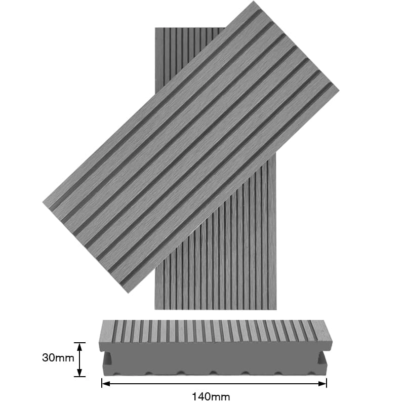Tercel 140*30 mm Moisture-proof Composite Decking Board for Sale Best Decking Board Composite Pool Deck