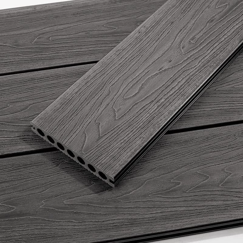 Tercel 140*25mm Higher Safety 3D Embossing Woodgrain Deck WPC Exterior WPC for Villa