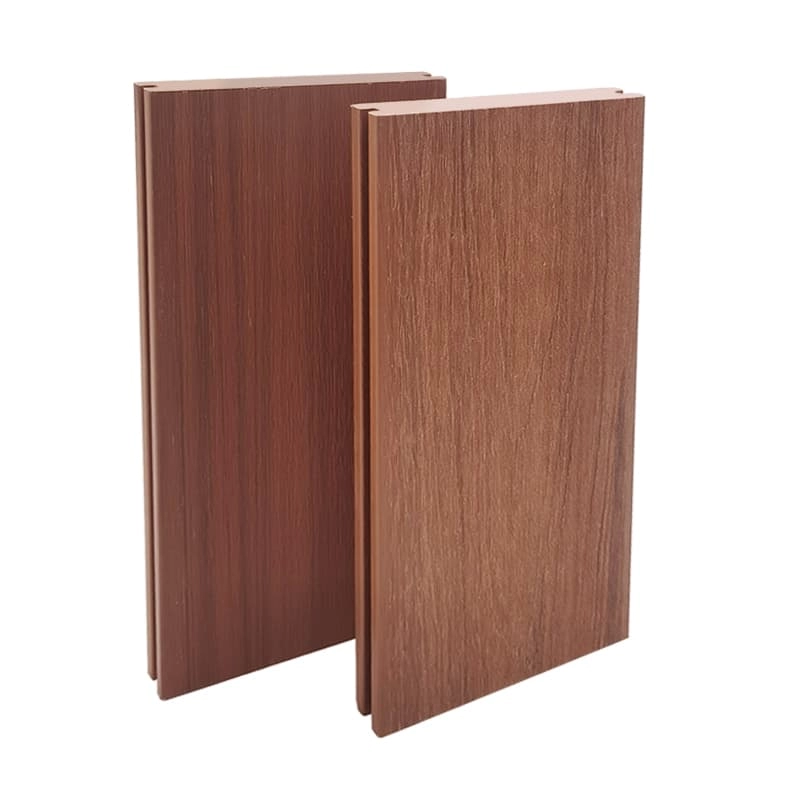 Tercel 140*25mm Customizable Anti-UV Co-extruded WPC Decking Floors Ground Level Composite Deck