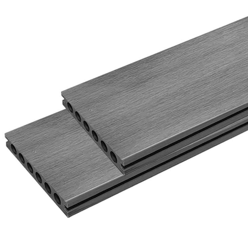 Tercel 140*23mm Distortion-free Anti-termite Round Hollow Co-extrusion Pavimentazione Decking WPC