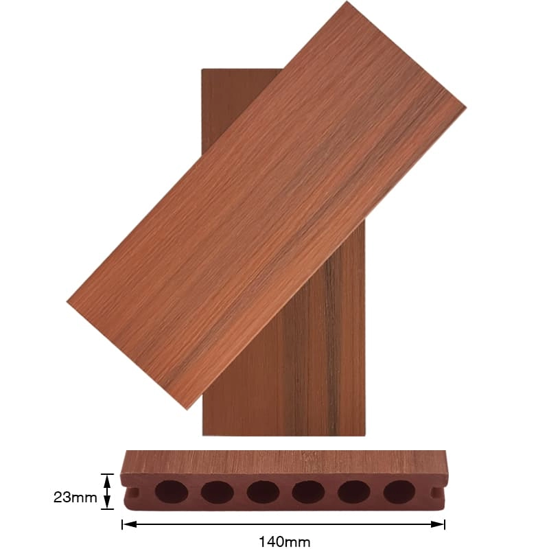 Tercel 140*23mm Anti-slip  Formaldehyde-free WPC Plastic Decking Co-extrusion Composite Outdoor Stairs