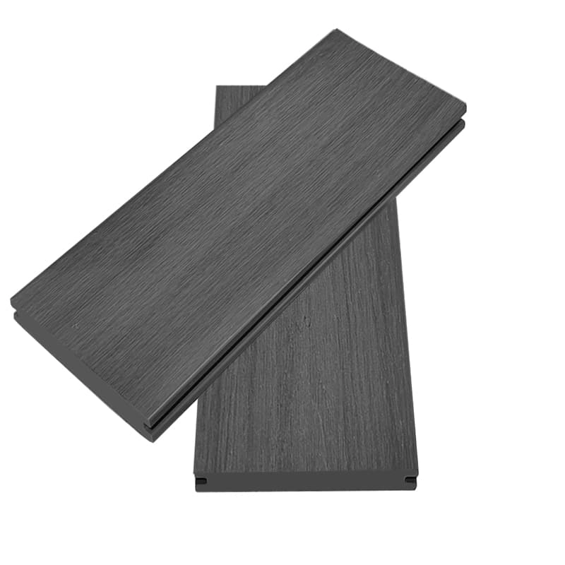 Tercel 140*25mm 100% Recyclable Eco-friendly Co-extrusion Solid WPC Decking Boards Grey Composite Decking