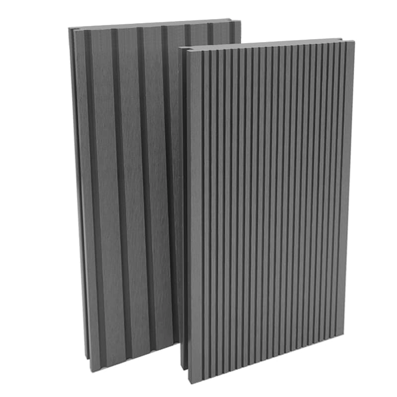 Tercel 140*25 mm Easy to Install Fireproof Grey Decking Composite Solid WPC Composite Decking Boards