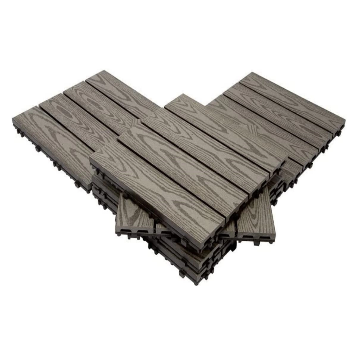 Tercel 300*300*20mm Mold-proof Anti-decay WPC Interlocking Composite Decking Best Composite Deck Tiles