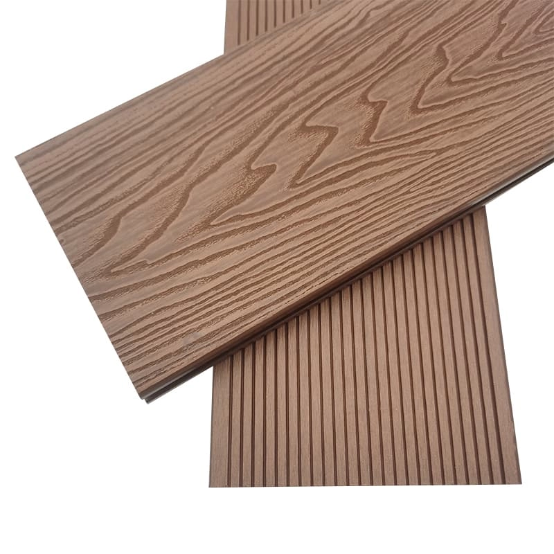 Tercel 140*25mm Moldy-proof Water-proof 3D Wood Grain Solid WPC Decking Boards Cheap Composite Decking Near Me
