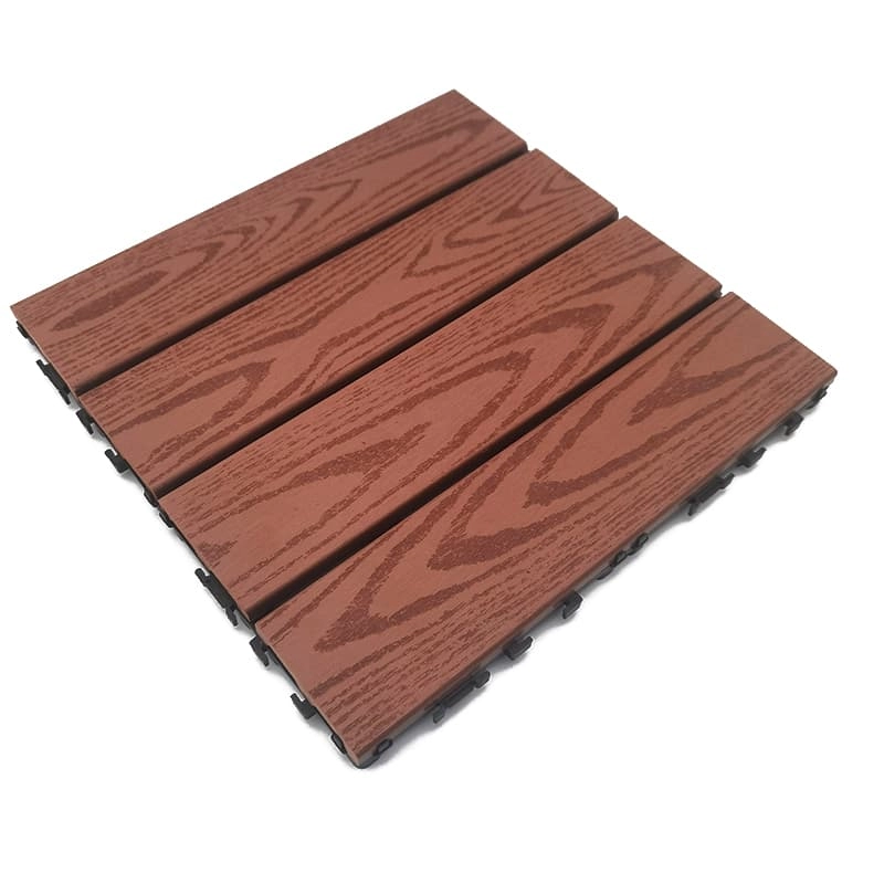 Tercel 300*300*20mm Anti-termite Concrete Deck Tiles Waterproof Deck Tiles WPC Interlocking Deck Tiles