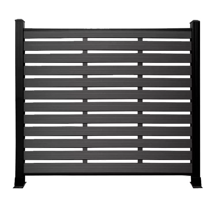Tercel 90*20mm Installation Easily Composite Privacy Fencing Decking WPC Composite Fencing