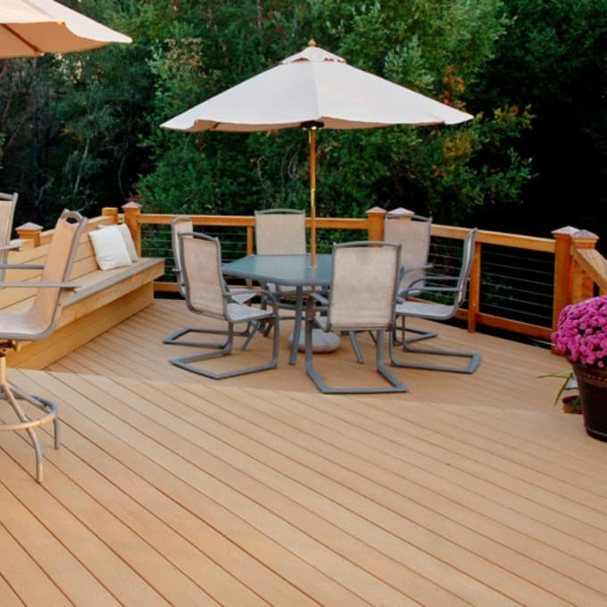 China weatherproof decking factory
