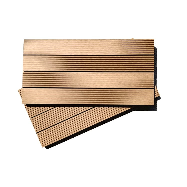Tercel 300*600*20mm Eco-friendly WPC Patio Tiles Garden Decking Tiles Interlocking Deck Tiles on Grass