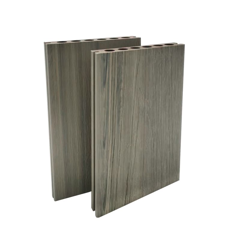 Tercel 140*23mm New Technology Fireproof Co-extrusion Grey Composite Decking WPC Terrace ECO Decking Boards