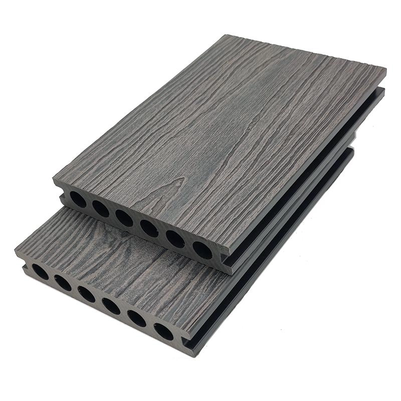 Tercel 140*25mm Higher Safety 3D Embossing Woodgrain Deck WPC Exterior WPC for Villa