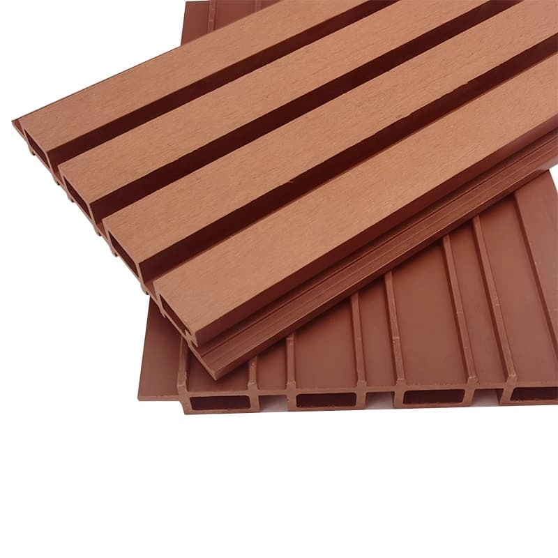 Tercel 219*26 mm Pollution-free Recyclable Mahogany Color WPC Exterior Wall Cladding