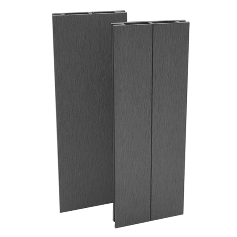 Tercel 90*20mm No Tedious Maintenance Grey Wood Plastic Composite Fencing Horizontal