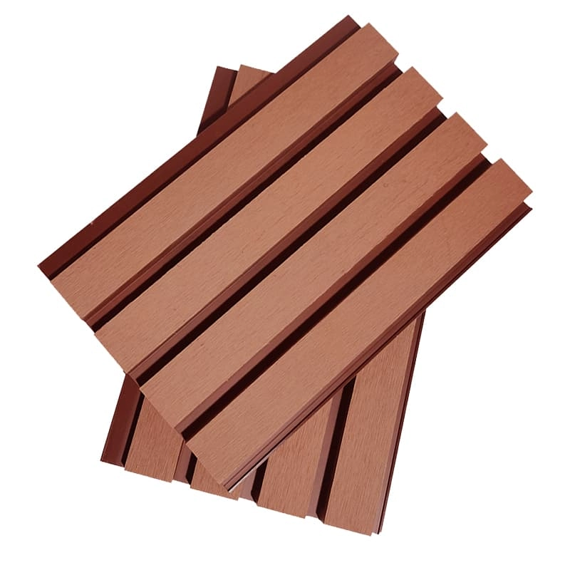 Tercel 219*26 mm Pollution-free Recyclable Mahogany Color WPC Exterior Wall Cladding