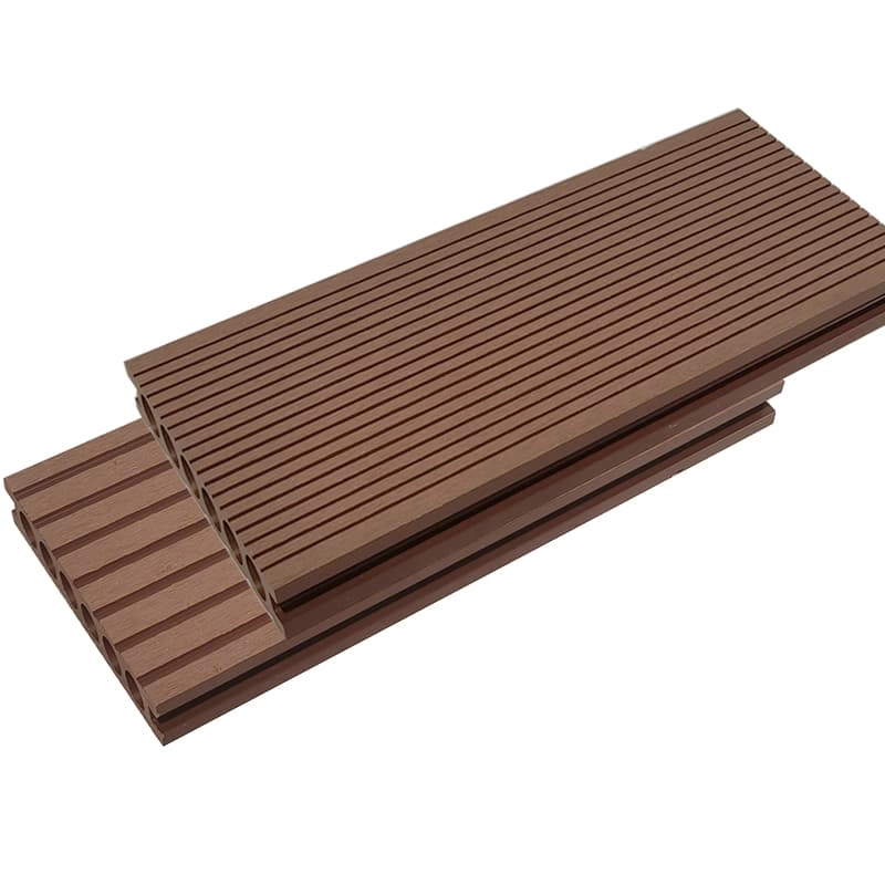 Tercel 140*30 mm Anti-slip Formaldehyde-free WPC Decking Tiles on Uneven Ground