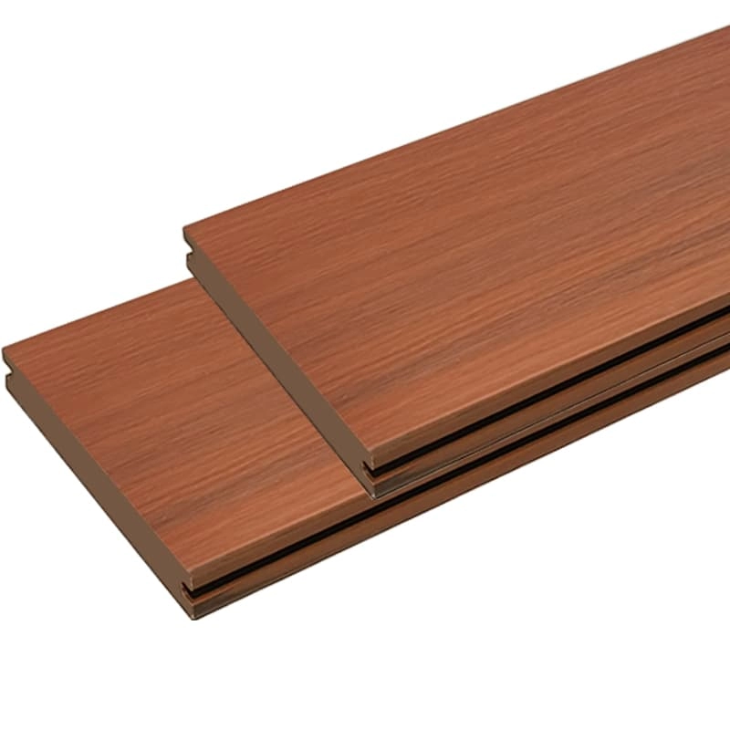 Tercel 140*25mm Non-cracking Anti-UV Co-extrusion WPC Decking Boards Click Together Solid Deck Board