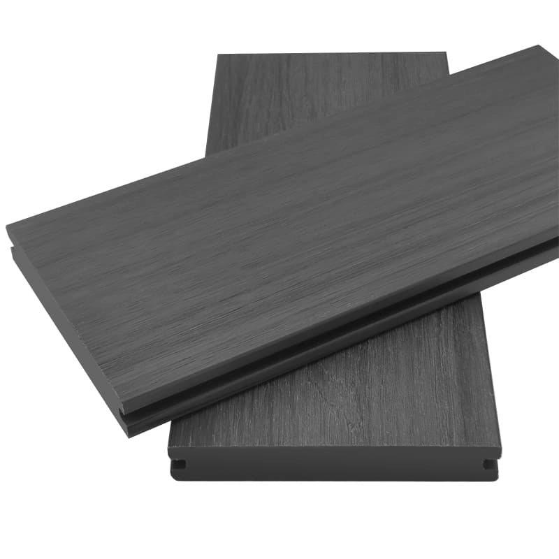 Tercel 140*25mm Waterproof Weather-resistant  Co-extruded Solid WPC Outdoor Plastic Decking Recycled Plastic Decking