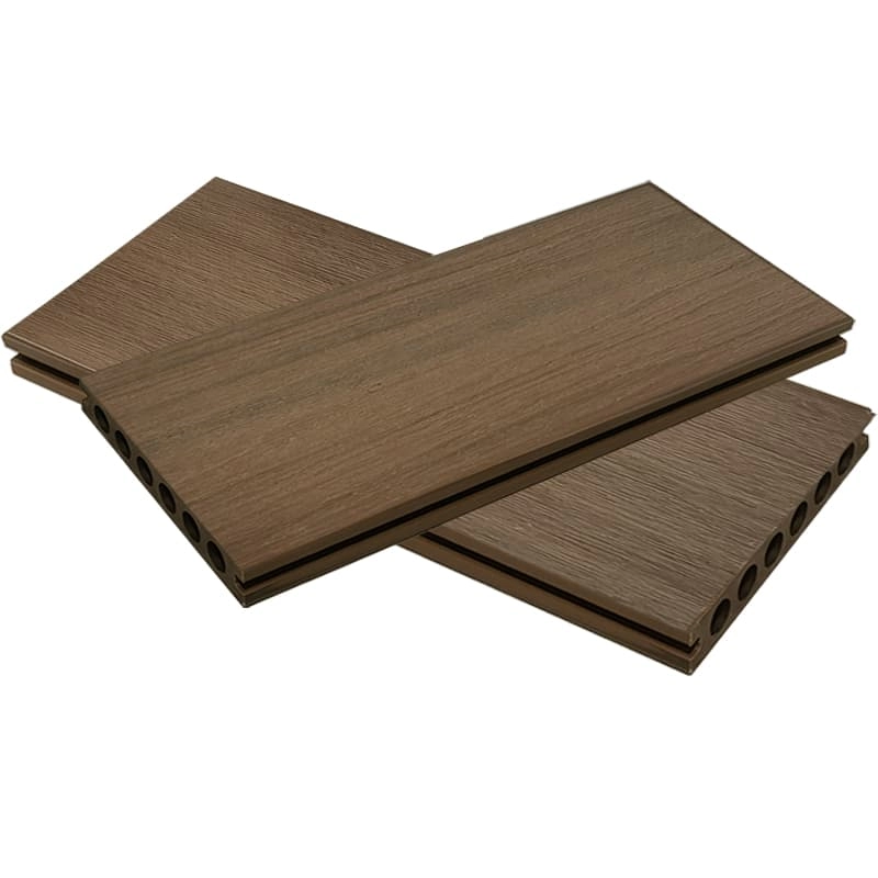 Tercel 140*23mm Easy to Installation WPC Co-extruded Porcelain Floors on Wood Decking