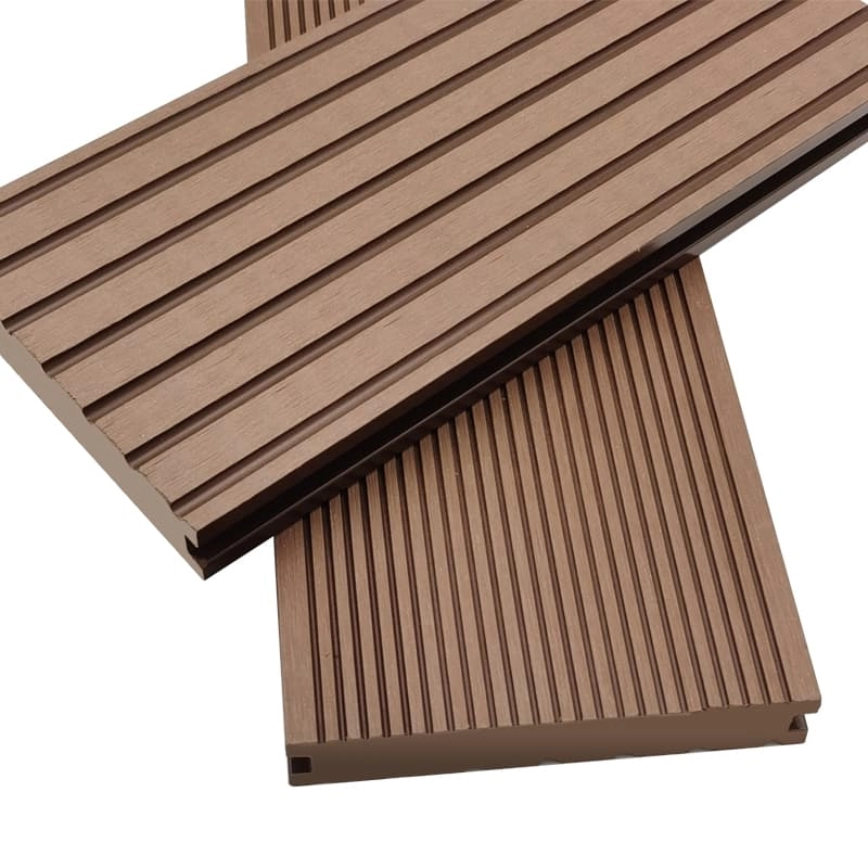Tercel 140*25 mm No need for a Second Renovation Wood Plastic Composite Solid Decking Board Wood Decking over Grass