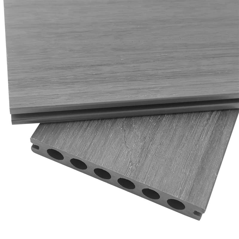 Tercel 140*23mm Pollution-free Recyclable Co-extrusion Wood Plastic Composite Patio Decking Grey Composite Decking Boards