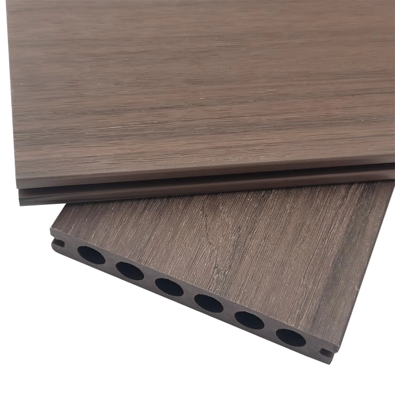 Tercel 140*23mm Less Cracking Non-warping Cheap Composite Decking 4m Timber Decking Interlocking Composite Decking