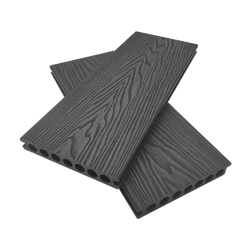 Tercel 140*25mm No Repair and Maintenance WPC Plastic Interlocking Outdoor Floors 3D Wood Grain WPC Decking