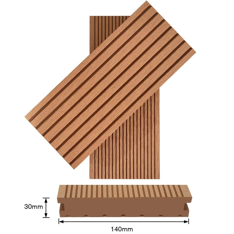 Tercel 140*30 mm Can be Personalized Design Modeling WPC Composite Boards for Balcony