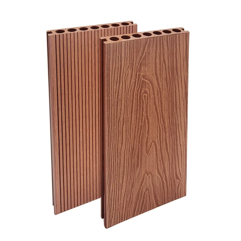 Tercel 140*25mm Installation is Simple And Fast WPC 3D Wood Grain Large Composite Decking Boards