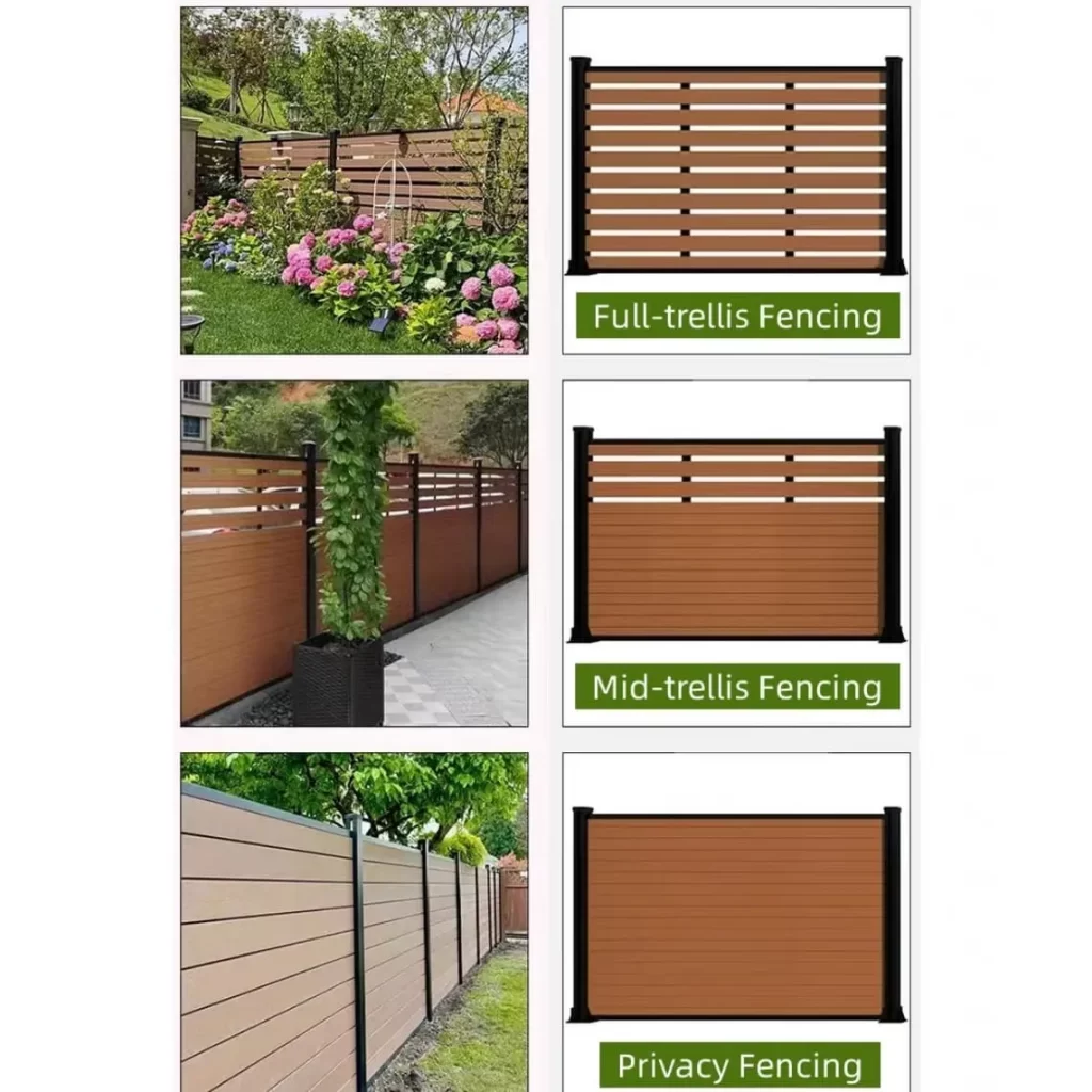 wpc garden fence