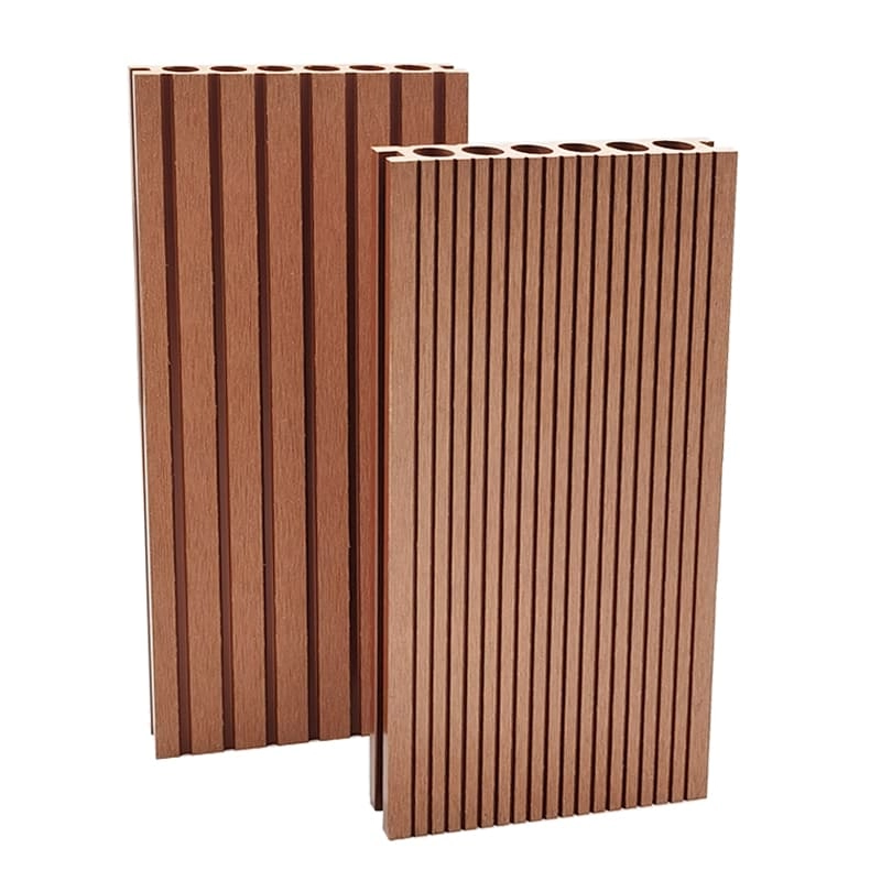 Tercel 140*23mm Moisture-proof Waterproof WPC Decking Boards Easy Click Wooden Deck Tiles