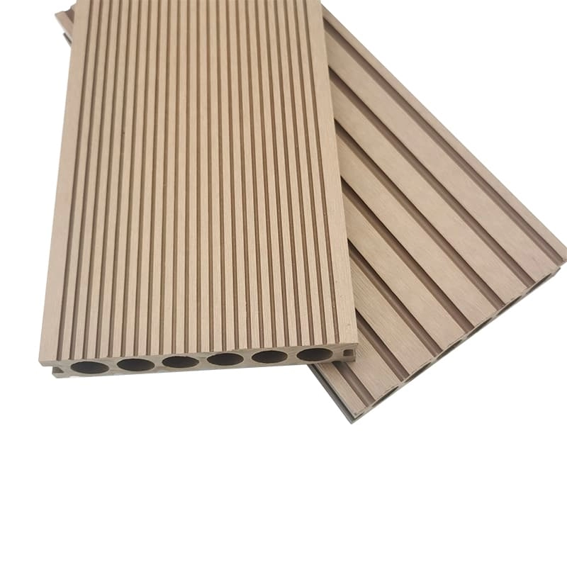 Tercel 140*23mm Anti-decay Anti-UV Anti-static Teak Color WPC Wood Boards for Balcony Floor
