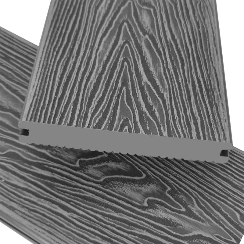 Tercel 140*25mm Eco-friendly 3D Solid Composite Decking Board Bunnings WPC Deck Floors
